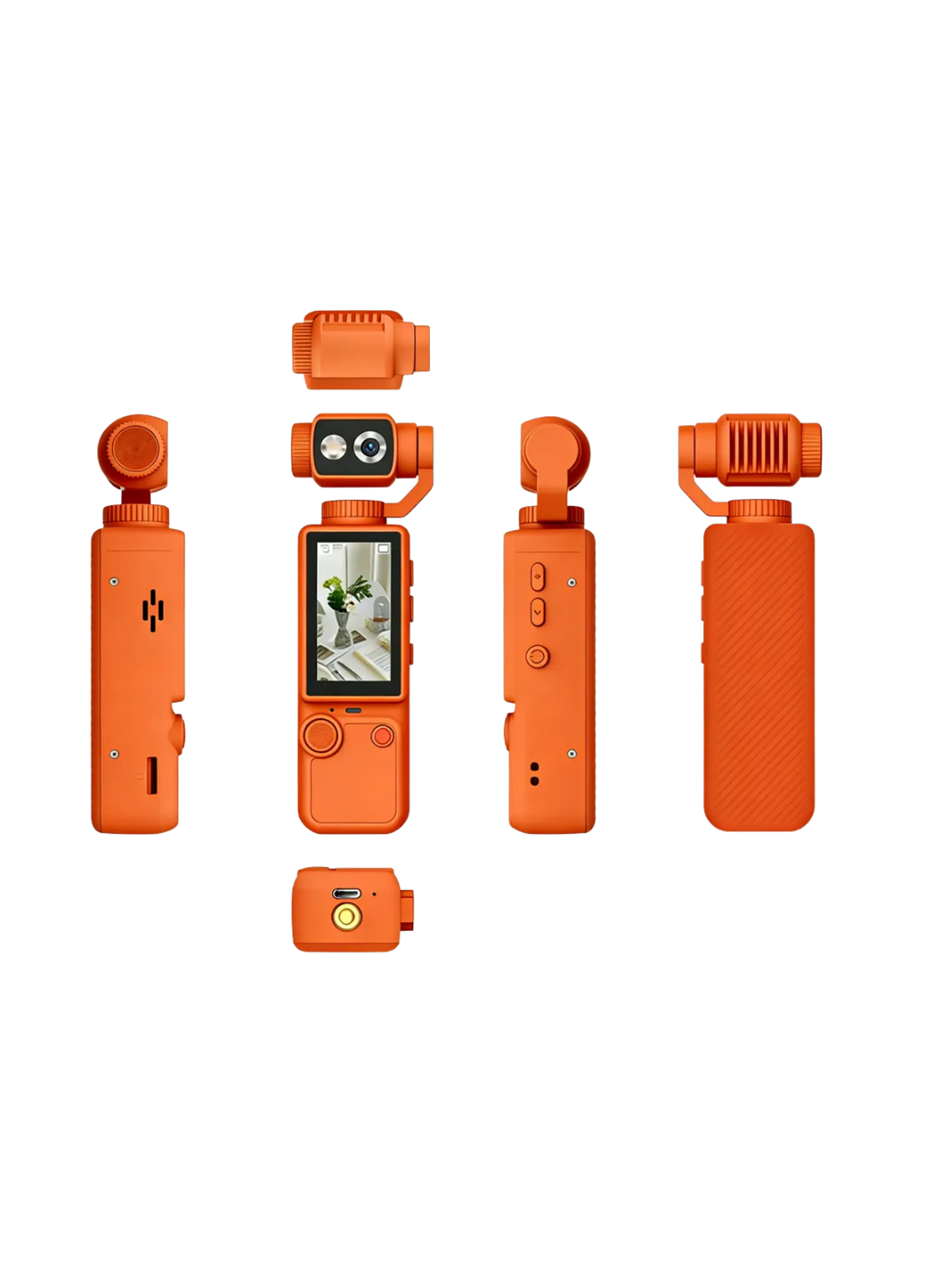 4K Ultra HD Gimbal Vlog Kamera 180 Derece Döner Lens ve Sabitleyici Özellikli