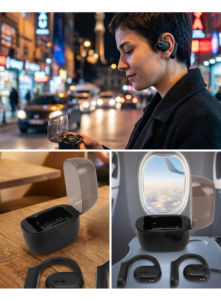 Şarj Kutulu Kablosuz Kulaklık Dokunmatik Kontrol Stereo Ses Deneyimi