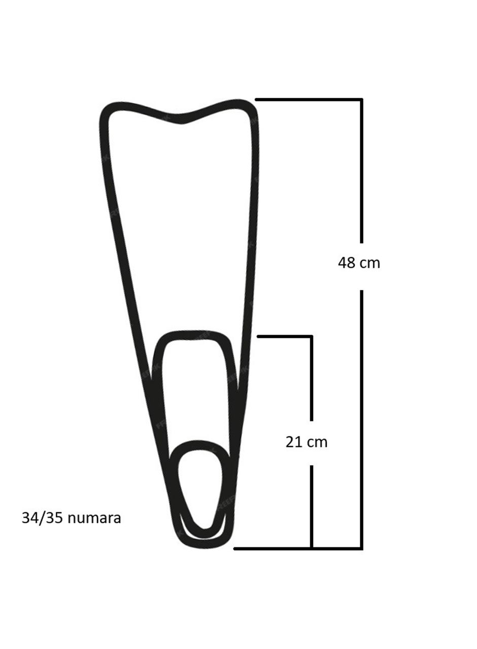 Sea Walker Çantalı Yüzücü Paleti 34-35 SARI - MAS-34/35