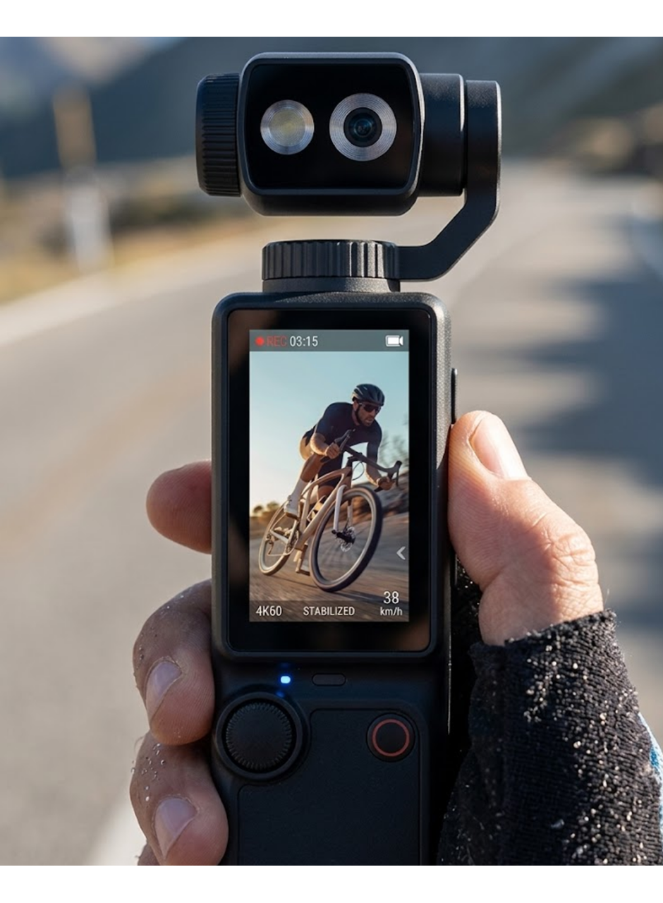 Taşınabilir 4K Vlog Kamera 2.0 IPS Ekran Ayarlanabilir Lens ve Stabil Çekim Özellikli