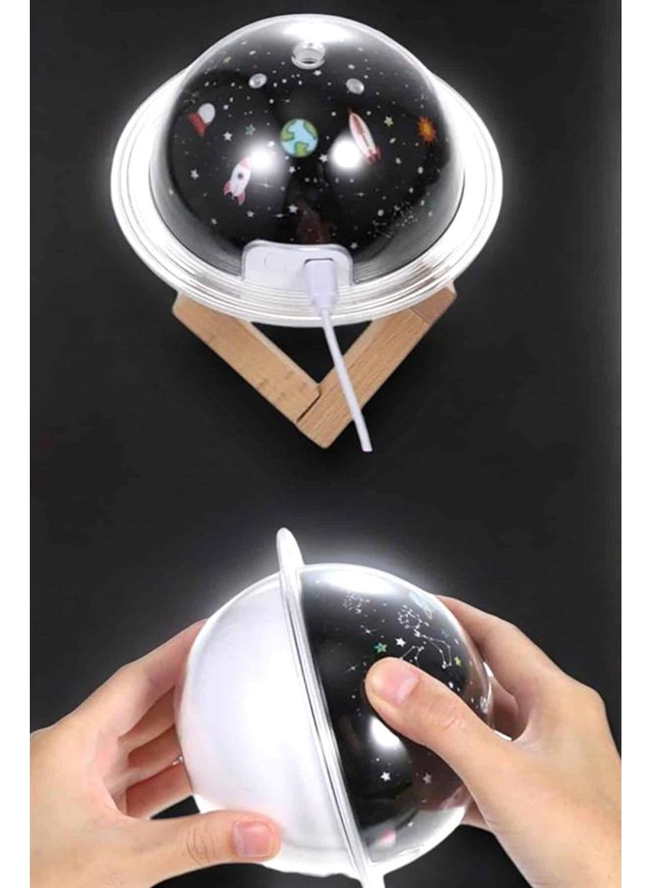 Hava Nemlendirici Projeksiyon Görünümlü USB Bağlantılı Aromaterapi