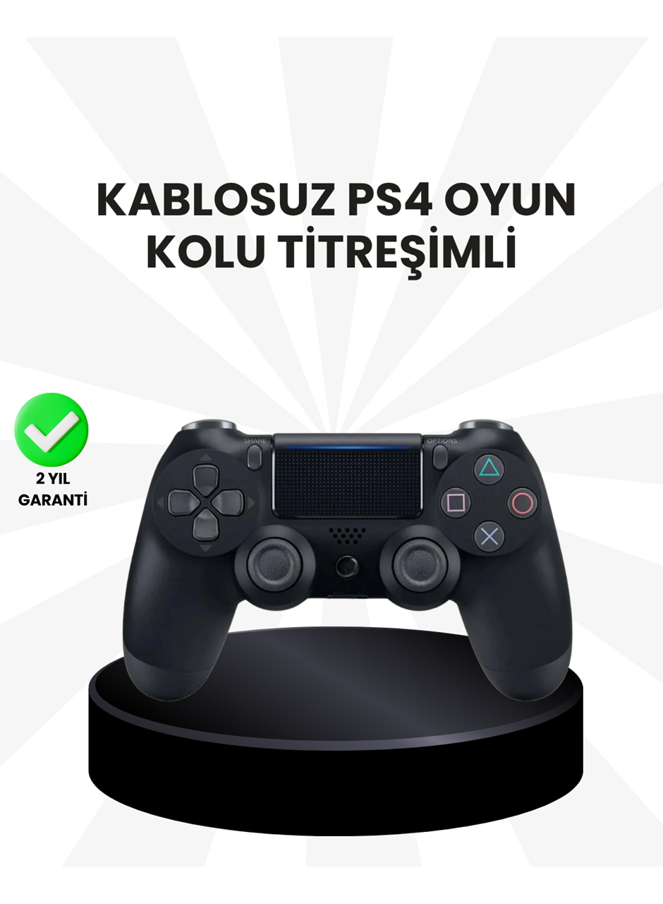 Şarjlı Kablosuz PS4 Oyun Kolu Titreşimli Hassas Kontrol