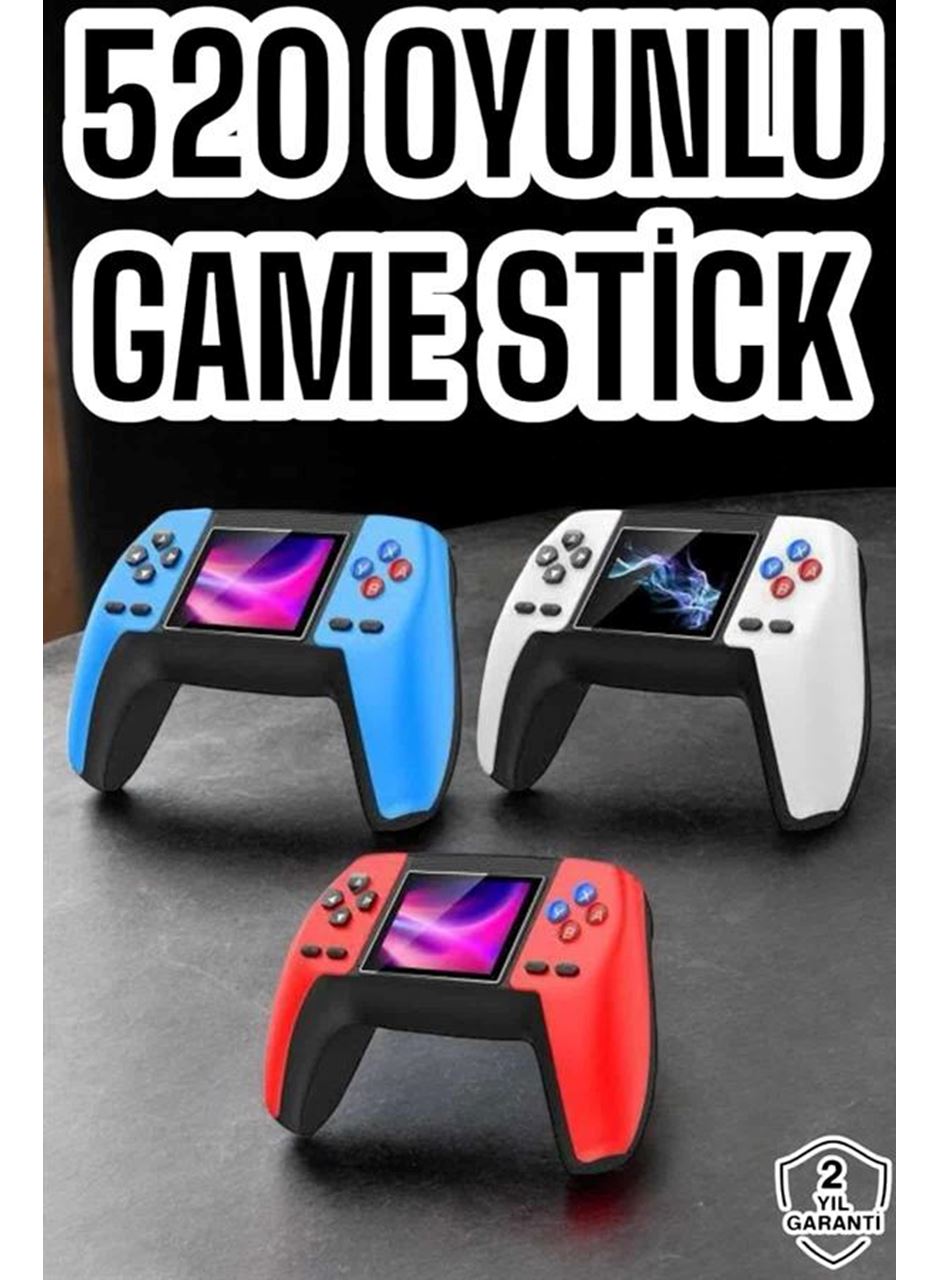 Game Stick Oyun Konsolu 520 Oyunlu Retro Oyunlu Led Ekran