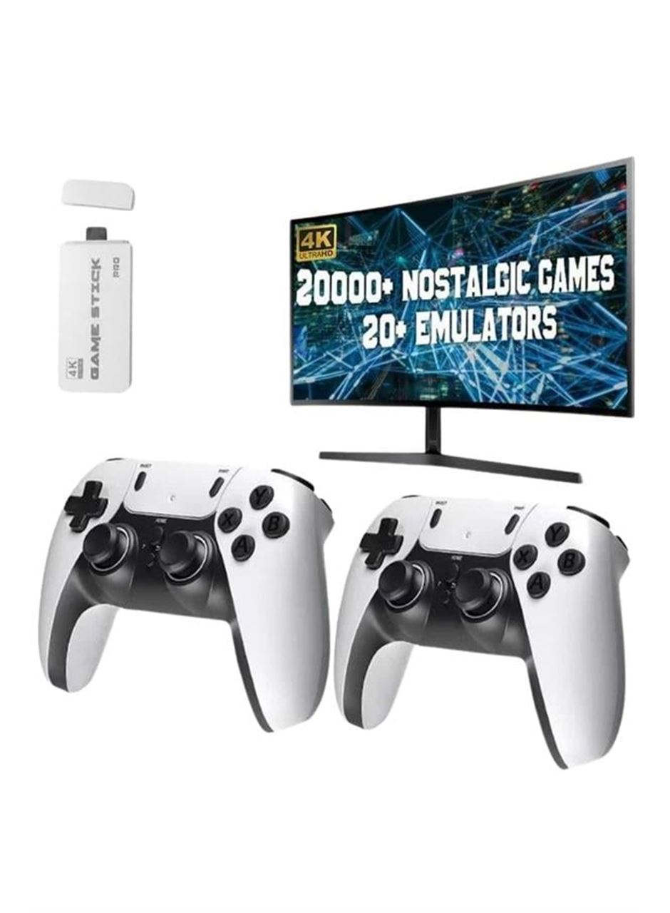 3D 4K HD 2.4G Game Stick 4K Ultra Hd Oyun Konsolu Çift Kollu