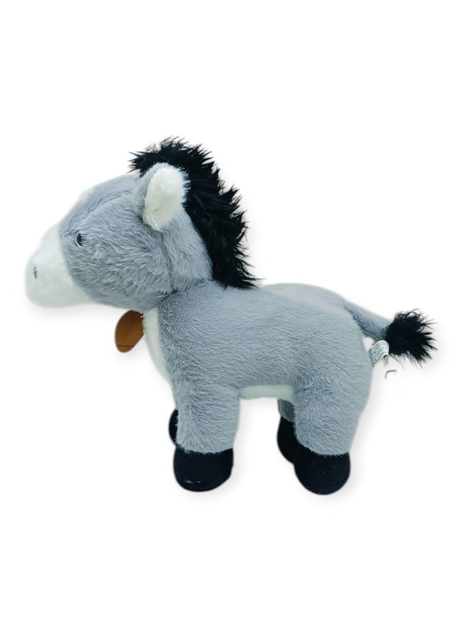 Peluş Hayvanlar Sesli 30 cm At - Gri