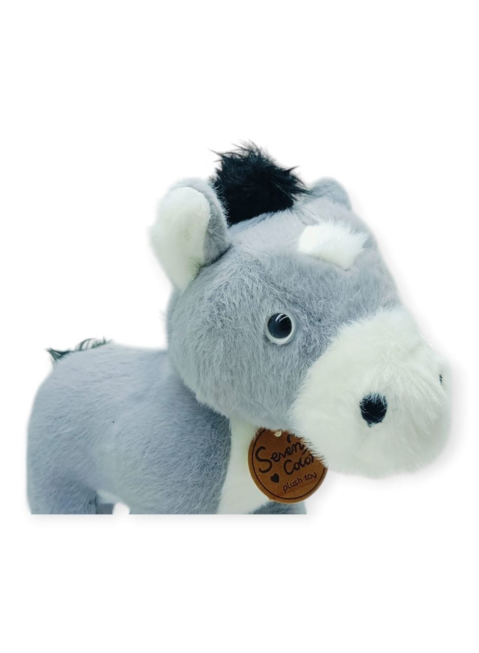 Peluş Hayvanlar Sesli 30 cm At - Gri