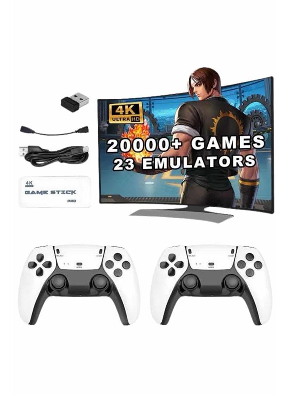 3D 4K HD 2.4G Game Stick 4K Ultra Hd Oyun Konsolu Çift Kollu