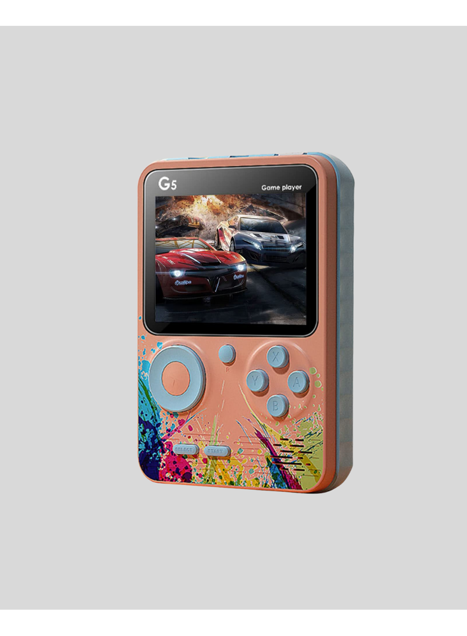 Mini Retro Oyun Konsolu 500 Oyunlu 3.0 İnç Ekran ve Şarjlı Batarya