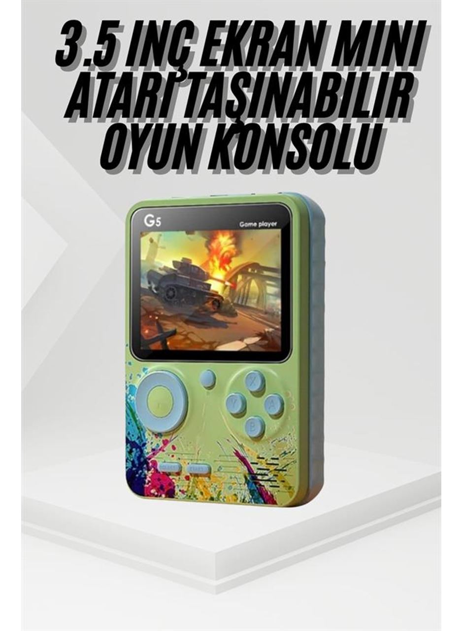 Game Box Oyun Konsolu 500 Retro Oyunlu Mini Taşınabilir 3 İnç