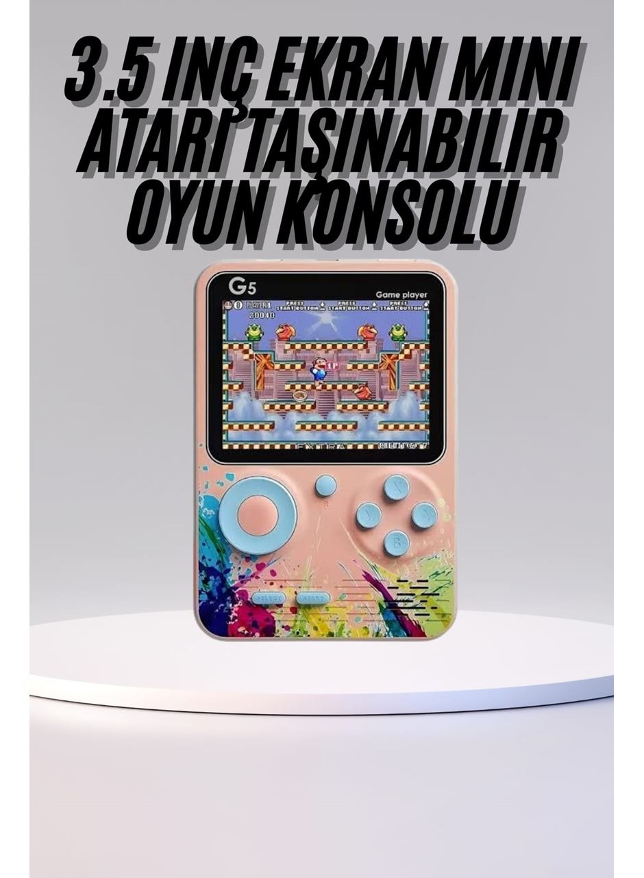 Game Box Mini 500 Adet Retro Oyun Taşınabilir Oyun Konsolu