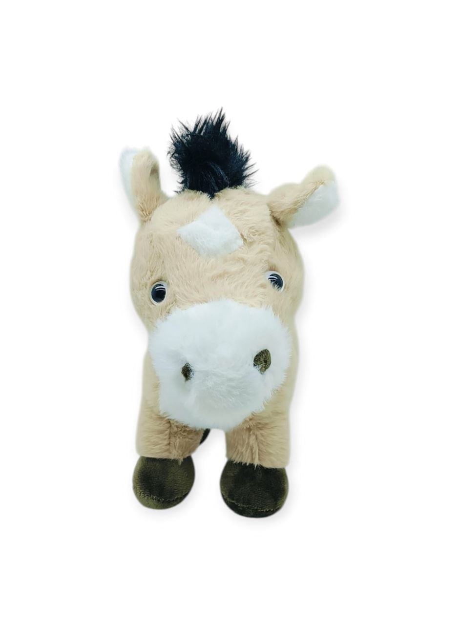 Peluş Hayvanlar Sesli 30 cm At - Bej