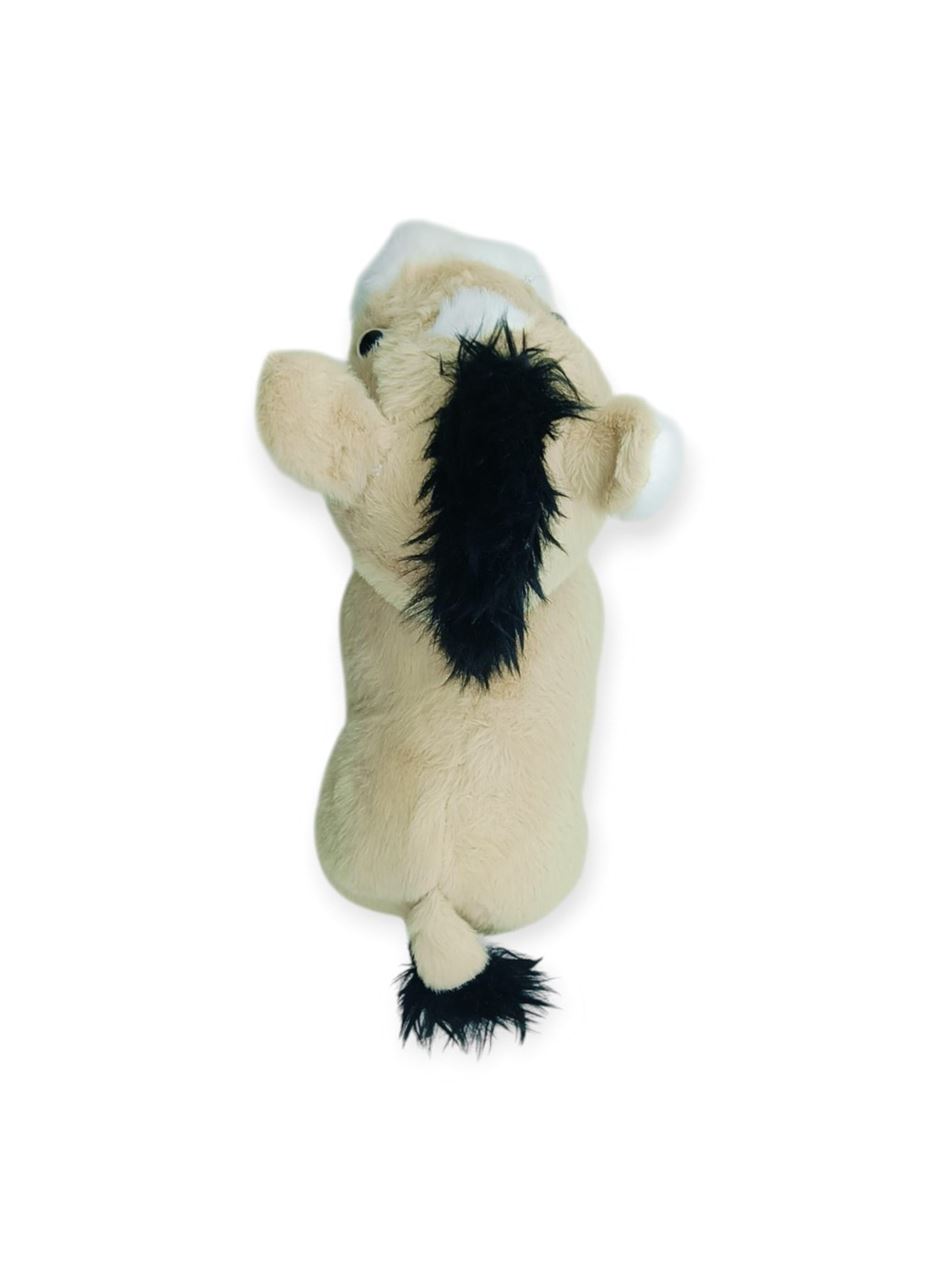 Peluş Hayvanlar Sesli 30 cm At - Bej