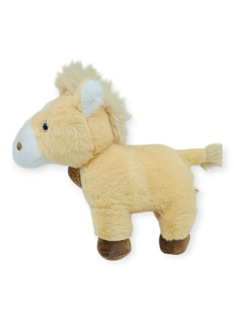 Peluş Hayvanlar Sesli 30 cm At - Açık Kahverengi