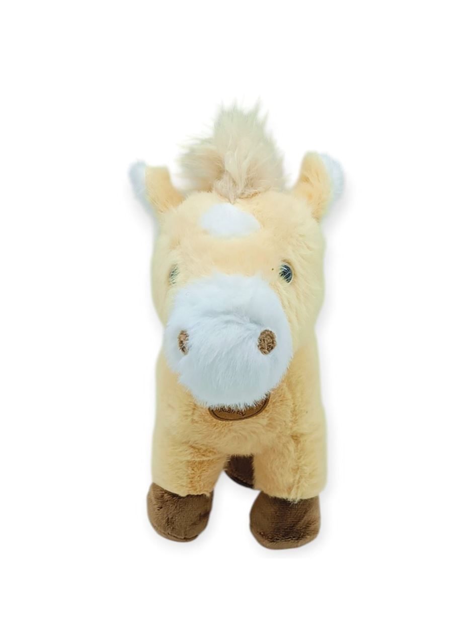 Peluş Hayvanlar Sesli 30 cm At - Açık Kahverengi