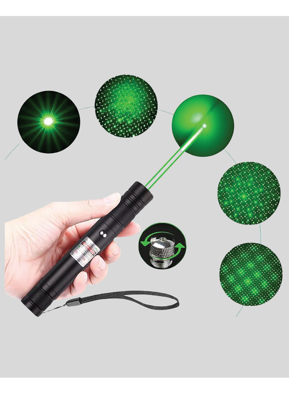 5000mW Yeşil Lazer Pointer Profesyonel Uzun Menzilli