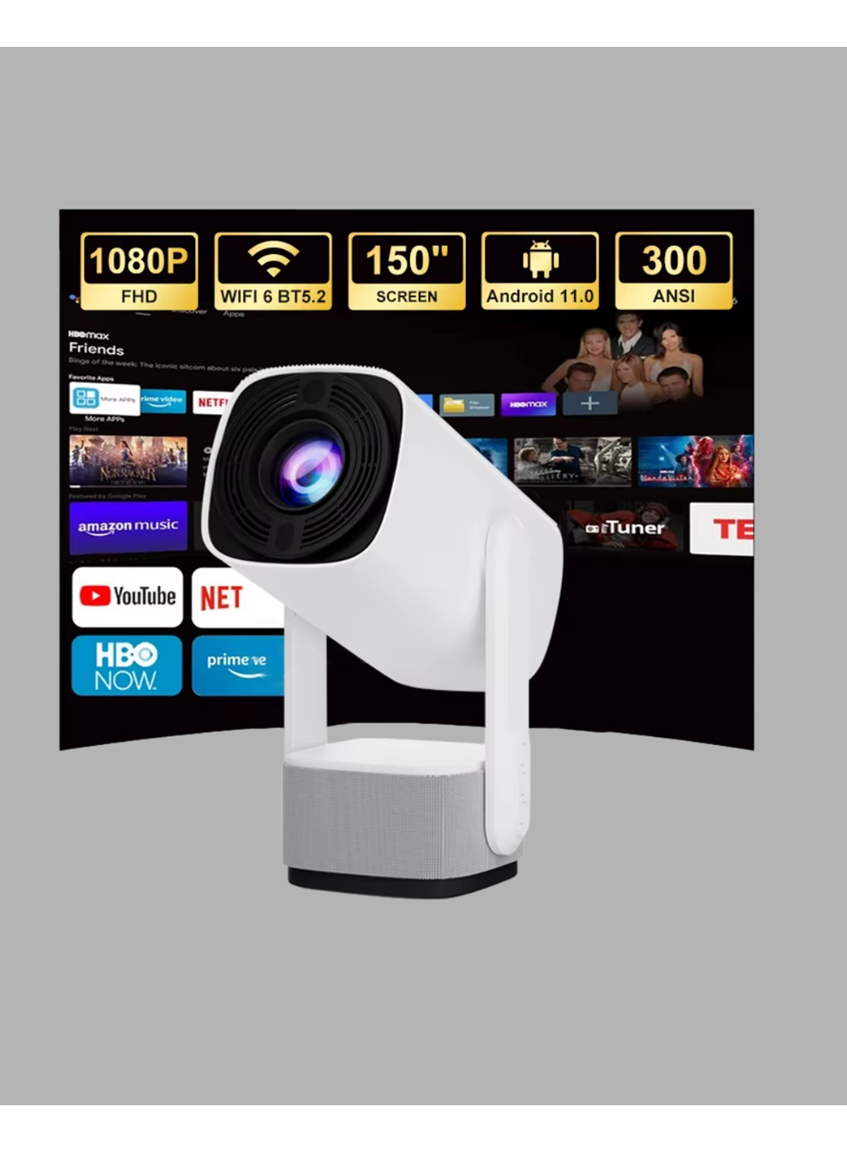 HD 720p Projeksiyon Cihazı – Geniş Ekran, 10.000 Saat Ampul Ömrü, Ev Sineması Deneyimi