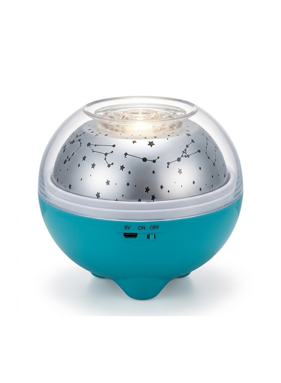 Bluetooth Bağlantılı Gece Lambası Yıldız Projeksiyon Işığı 7 Renk Efekti ve Zamanlayıcı Fonksiyonlu