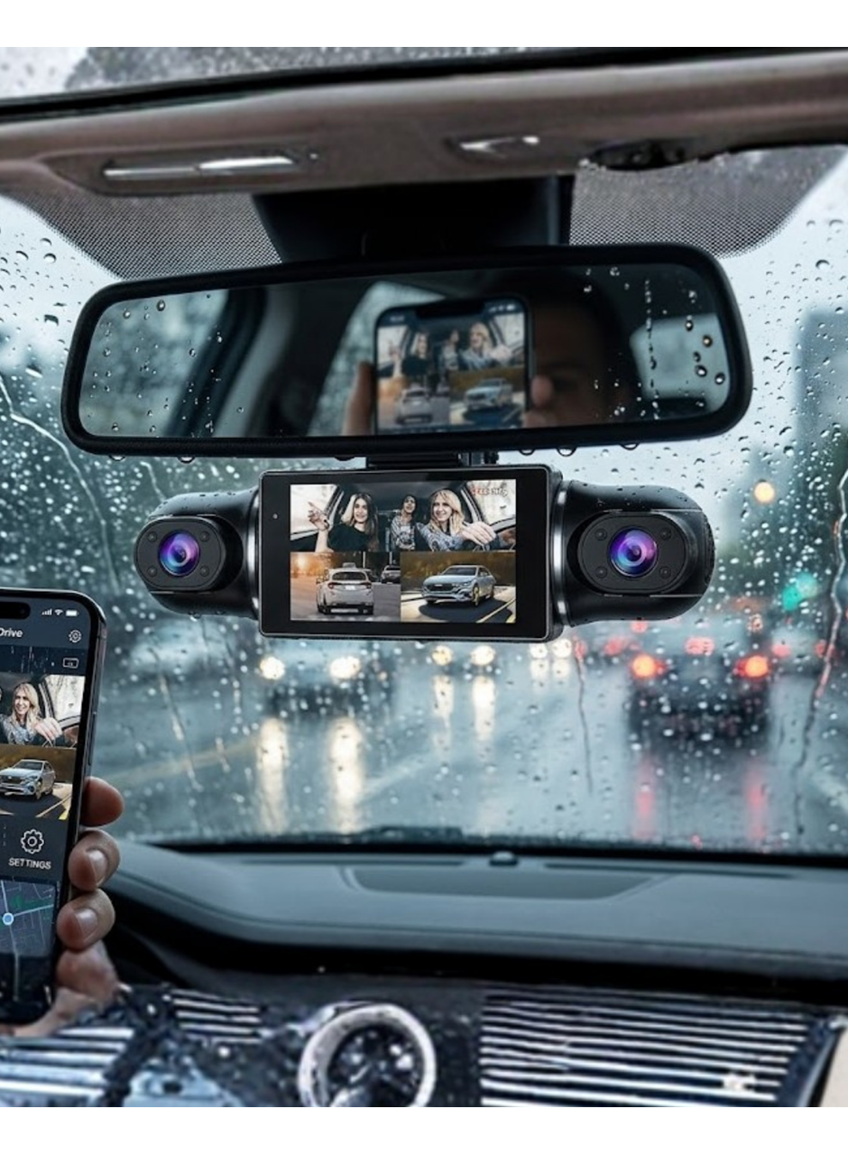Full HD Araç Kamerası Gece Görüşlü G Sensörlü Akıllı Kayıt Sistemi