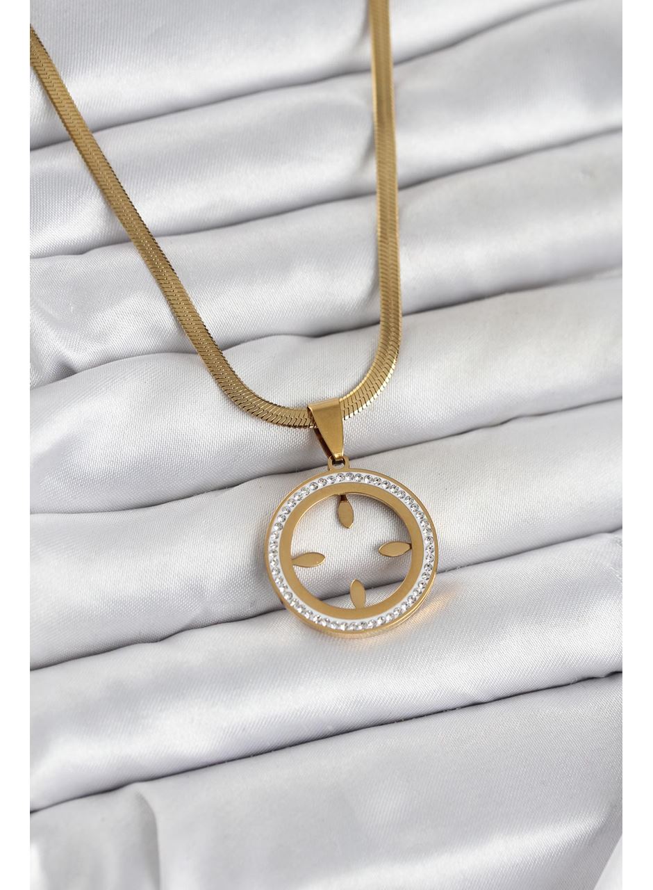 316L Çelik İtalyan Zincir Model Çeyrek Takılabilir Kadın Kolye