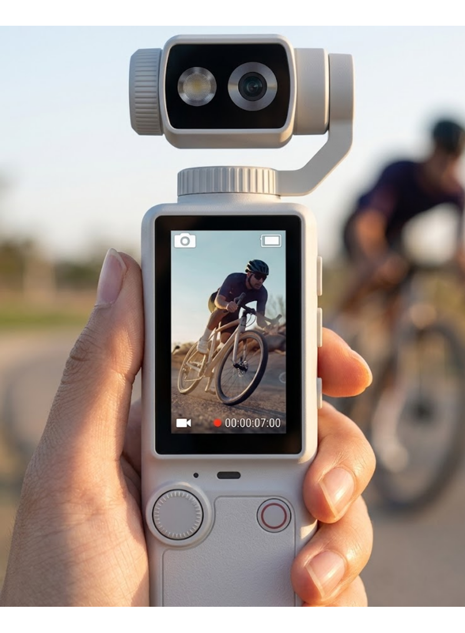 Profesyonel 4K Vlog Kamera Hızlı Odaklama ve IPS Ekranlı Taşınabilir Tasarım