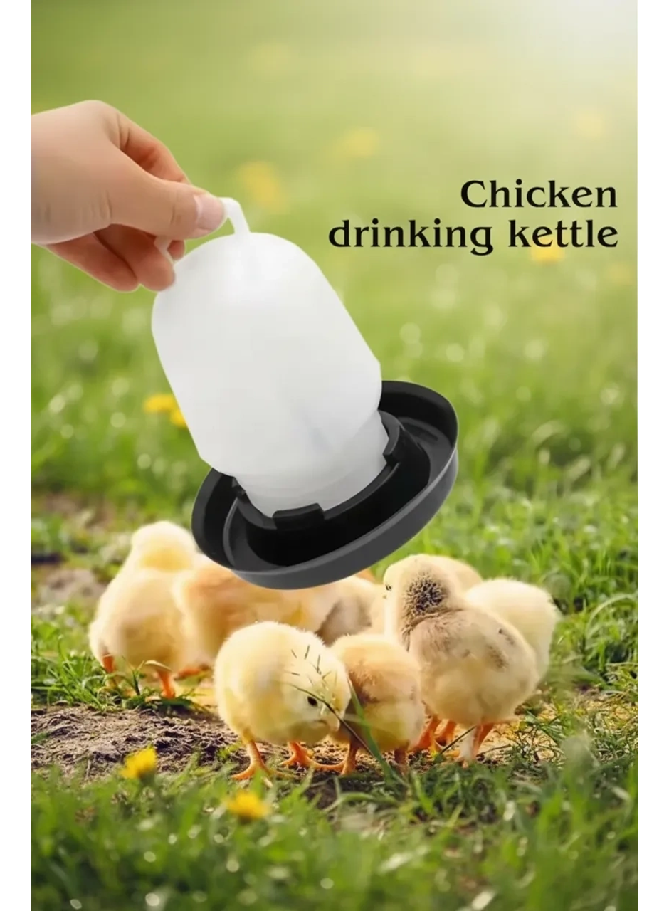 Civciv Suluk 0,75 ML Kaliteli Plastik + Tabak Yemlik (