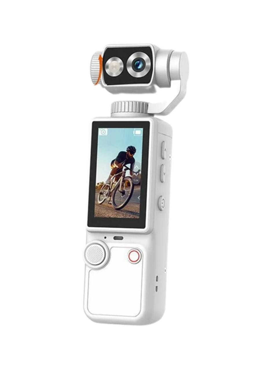 Kompakt 4K Video Kamera Otomatik Netleme ve Dahili Işık Destekli El Kamerası