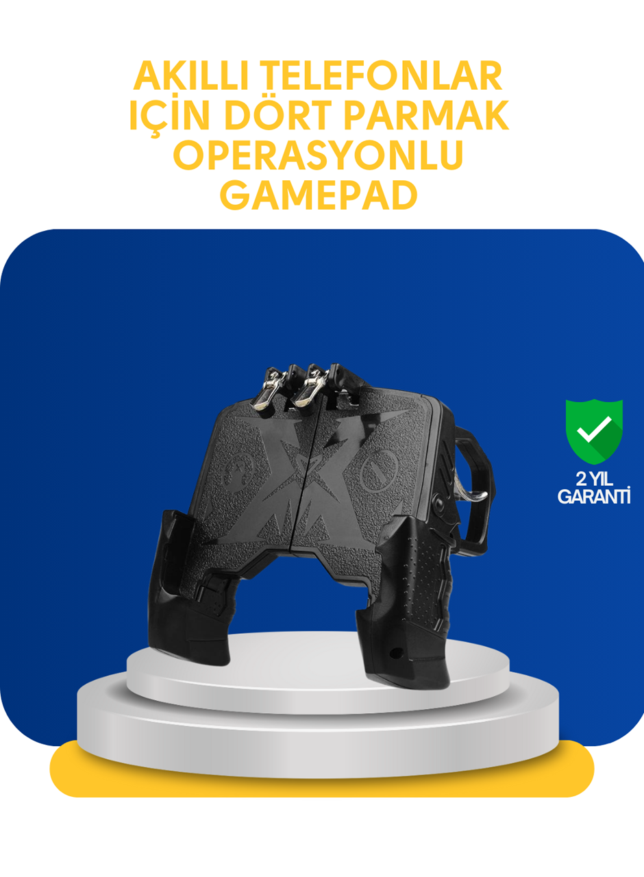 Gerçekçi Oyun Deneyimi Sunan Dört Parmak Mobil Gamepad
