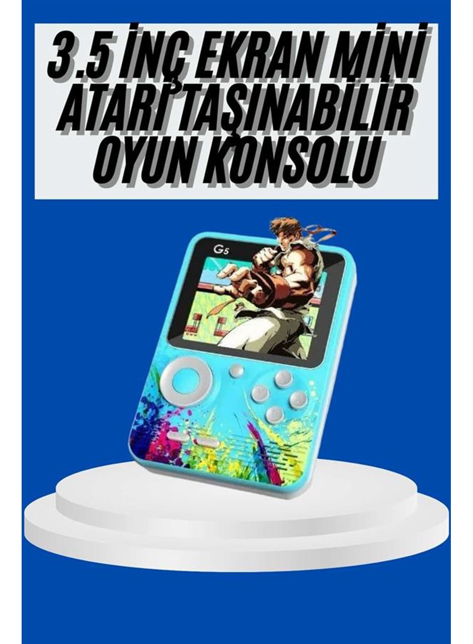 Çocuklara Özel 4K HD Retro Oyun Konsol El Atari Taşınabilir 500 Oyunlu