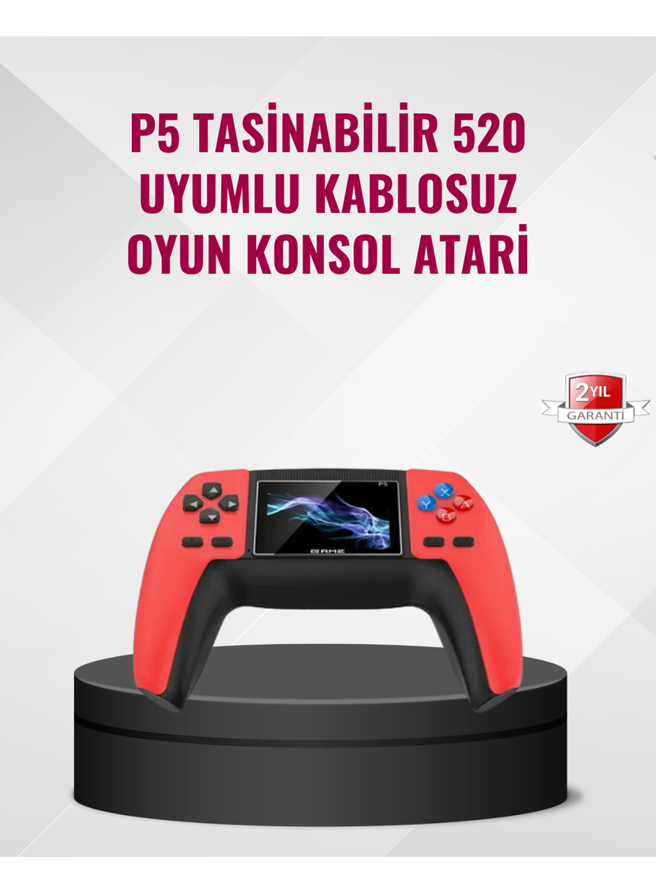P5 Retro GamePad 520 Oyunlu Taşınabilir Oyun Konsolu