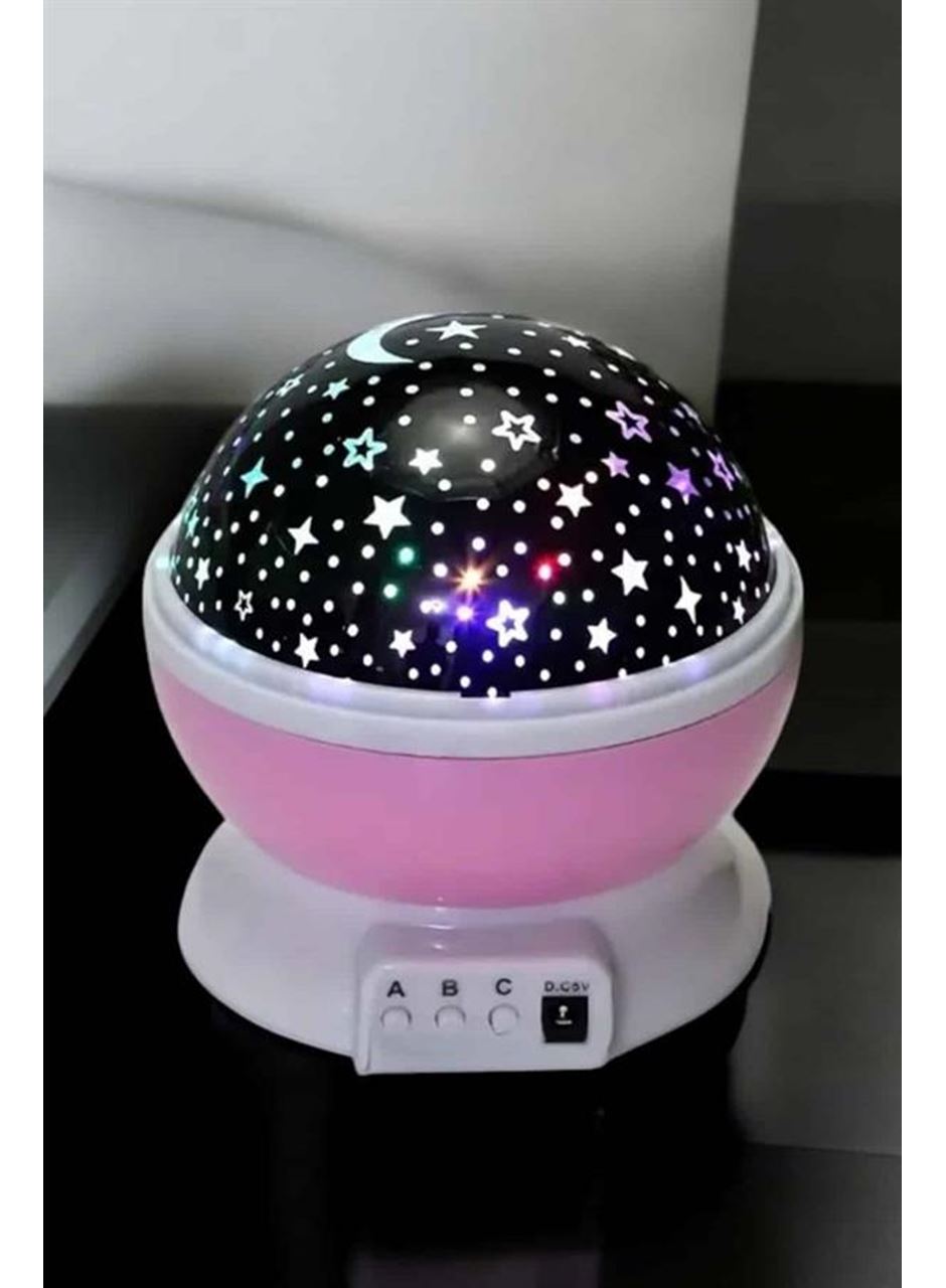 Mavi ve Mor Işıklı  Projeksiyon Lambası