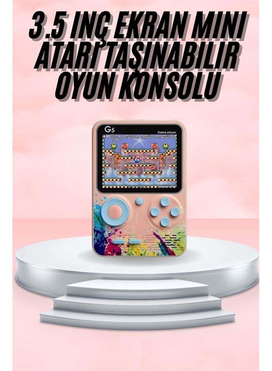 3.5 İnç Klasik Retro LCD Ekran 500 Oyunlu Oyun Konsolu Taşınabilir