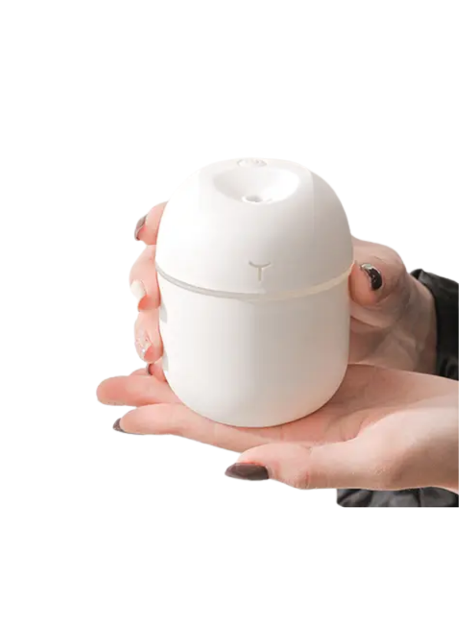 Kompakt Mini Hava Nemlendirici 5 Esans Hediyeli LED Işıklı USB Aromaterapi Cihazı