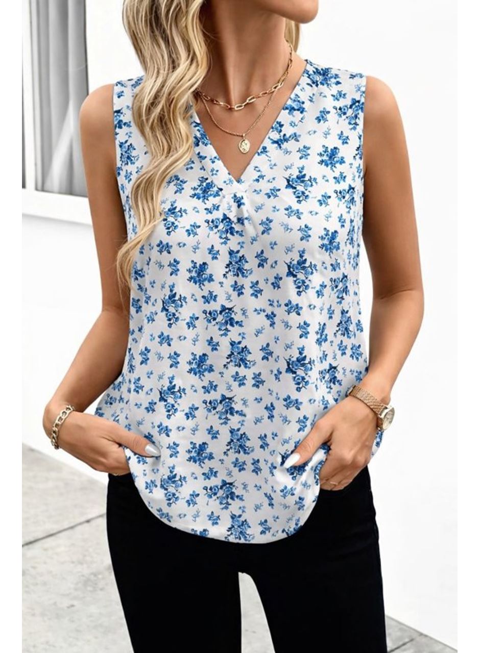 Kadın Askılı V Yakalı Süprem Bluz