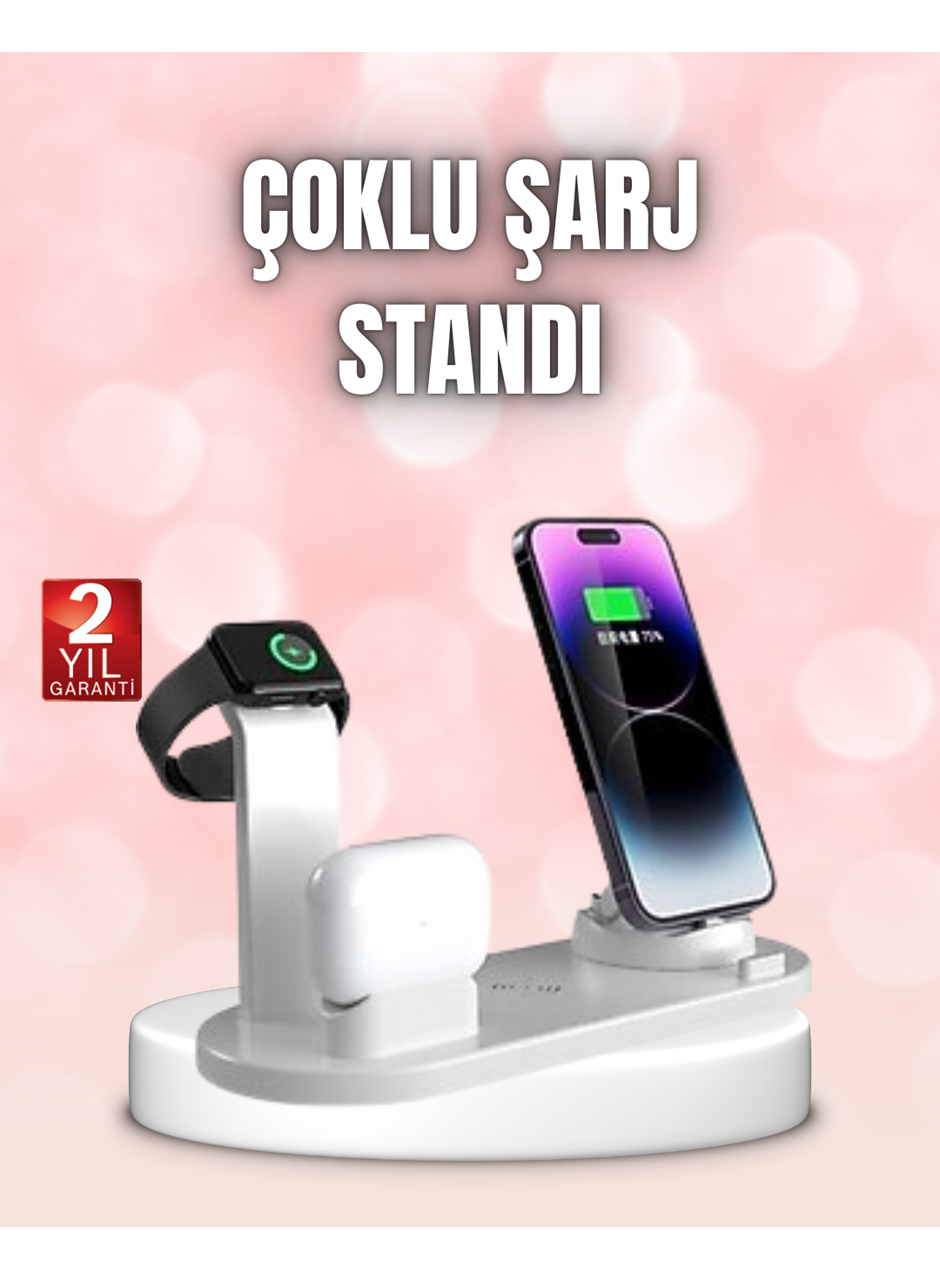 Qi Destekli Tüm Cihazlarla Uyumlu Kablosuz Şarj Ünitesi