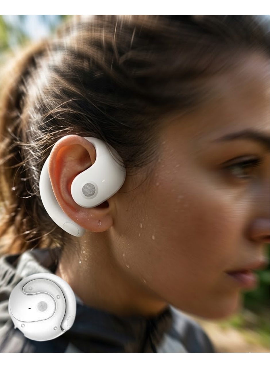 Spor İçin Kablosuz Kulaklık Kulak Kancalı Sabit Duruş ve Net Ses Performansı