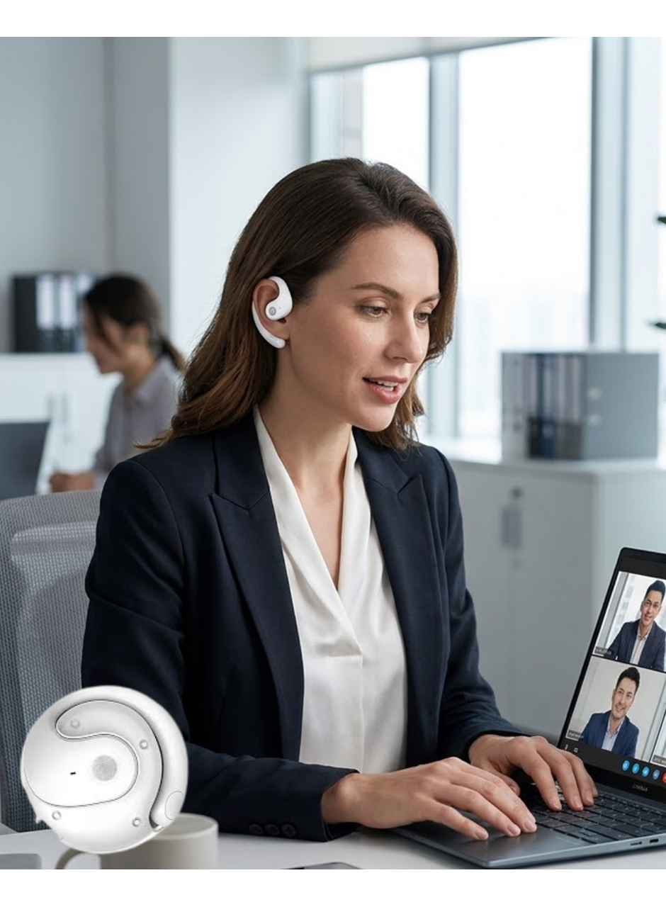 Bluetooth Kulaklık Çift Mikrofonlu Uzun Kullanım Süreli ve Hızlı Şarj Özellikli