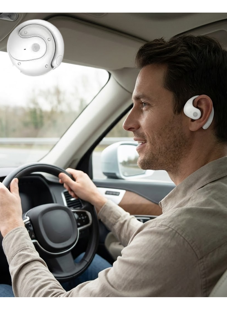 TWS Kablosuz Kulaklık Yüksek Ses Kalitesi ve Ergonomik Kulak Kancalı Tasarım