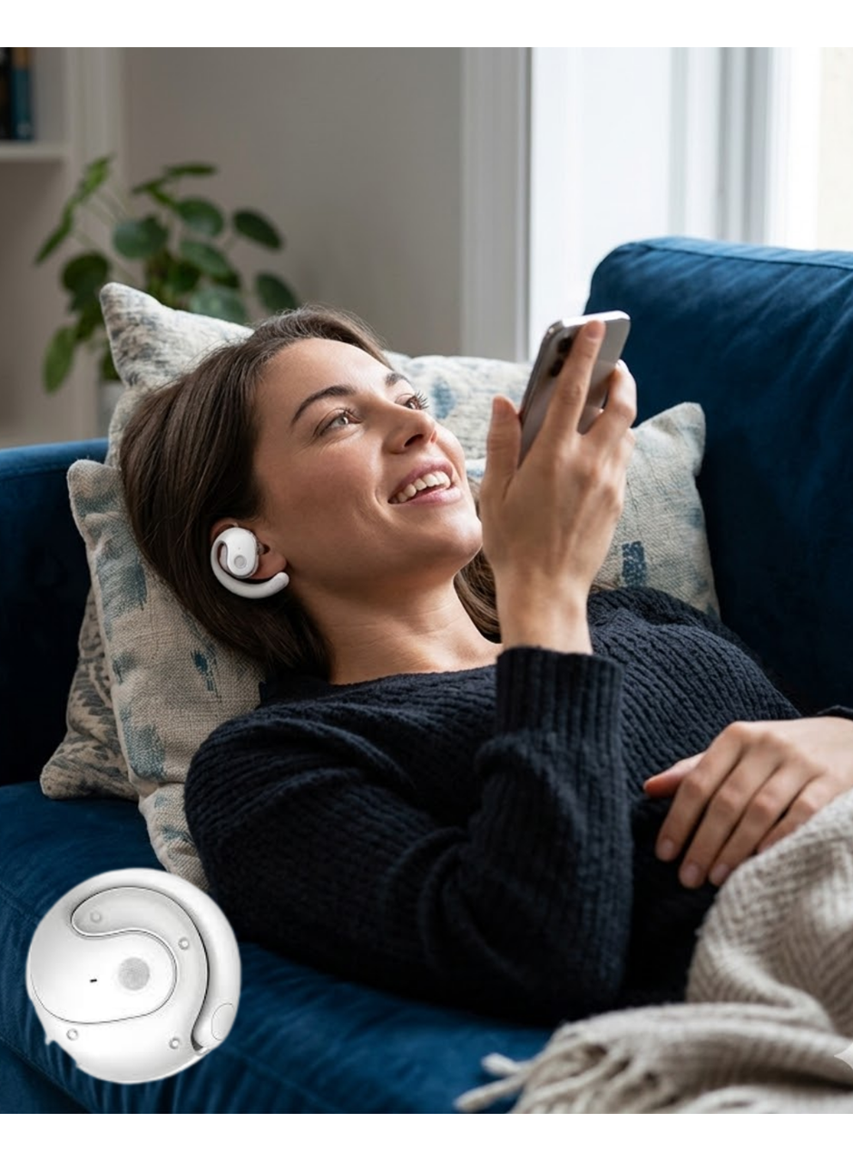 Yeni Nesil Kablosuz Kulaklık Dokunmatik Kontrol ve 10 Metre Çekim Mesafeli