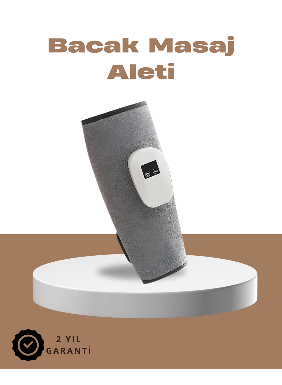 Kablosuz Titreşimli Baldır Masaj Aleti – Isıtmalı, 3 Basınç Ayarlı, Şarjlı ve Taşınabilir