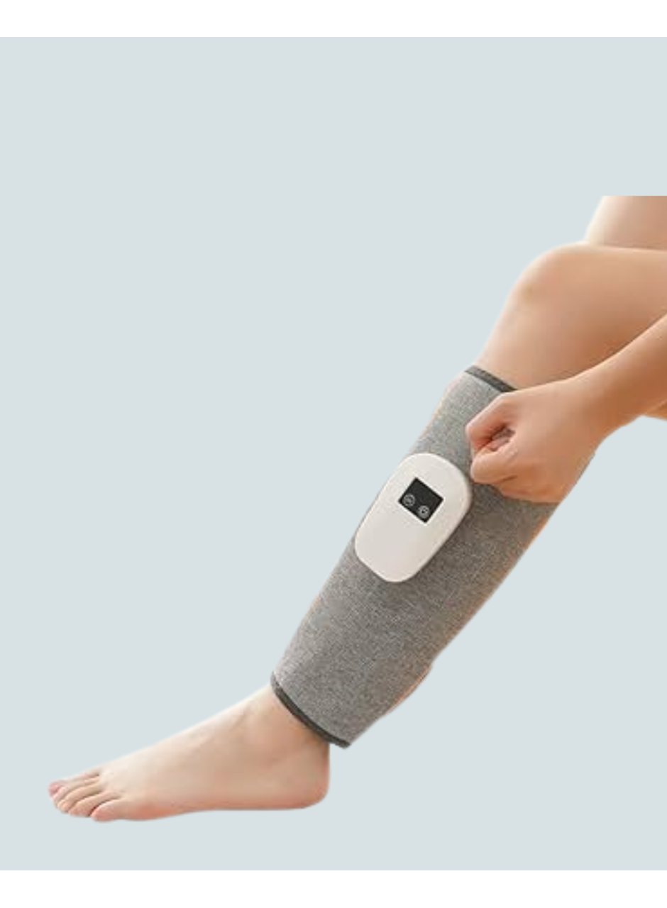 Şarjlı Isıtmalı Baldır Masaj Aleti – 3 Hava Basınçlı, Titreşimli ve Akıllı Zamanlayıcılı