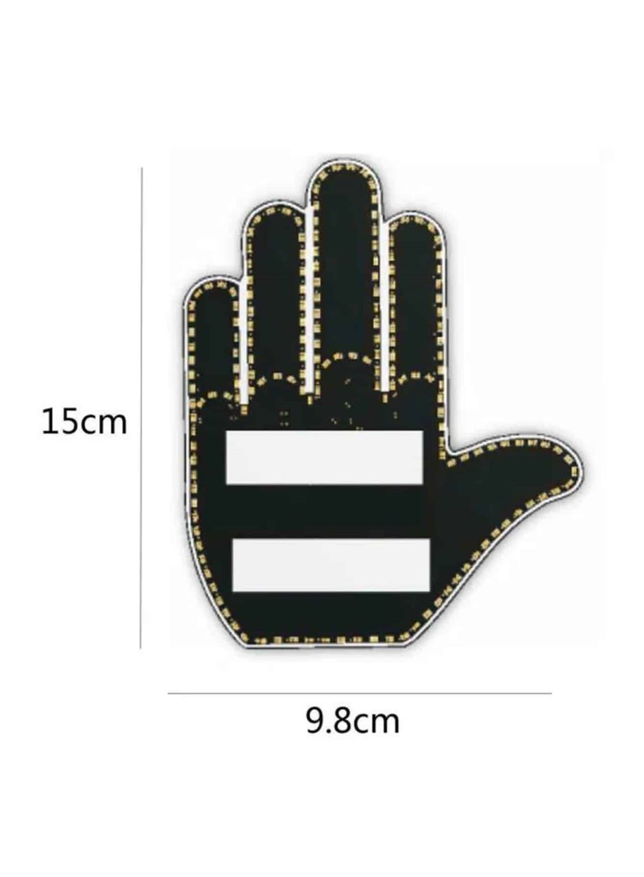 Uzaktan Kumandalı Araba Parmak Hareketi Işığı Parmak Işığı LED Araba Arka Pencere