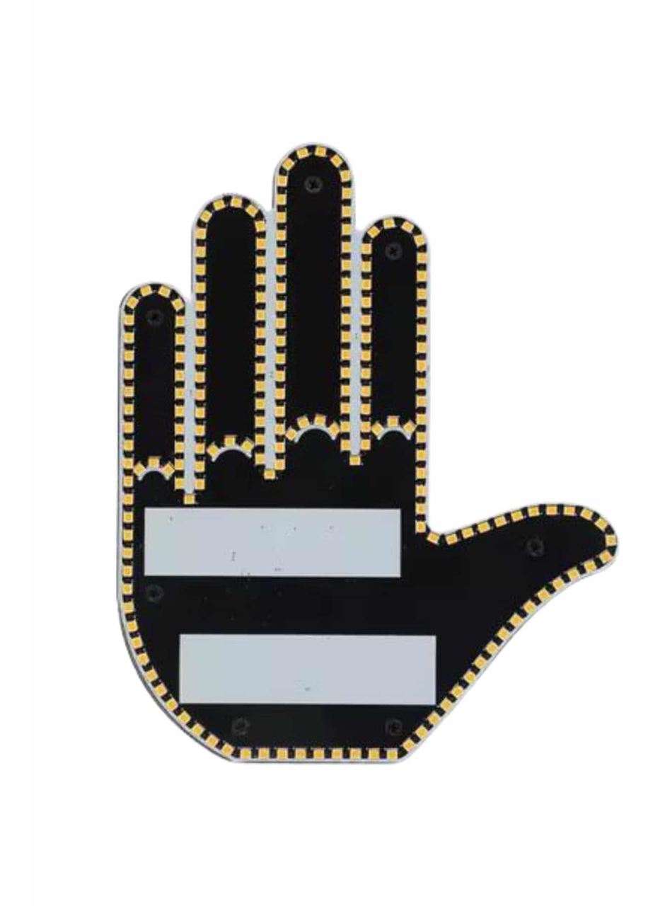 Uzaktan Kumandalı El Orta Parmak Led Araç Camına Özel