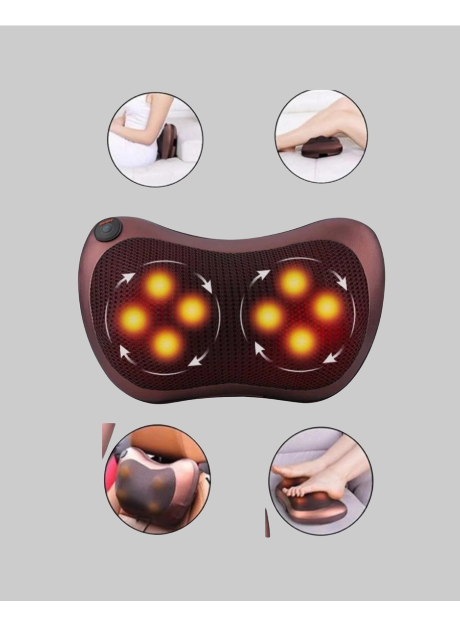 Ergonomik Derin Yoğurmalı Boyun Bel Sırt Masaj Cihazı Priz Çakmak Girişli