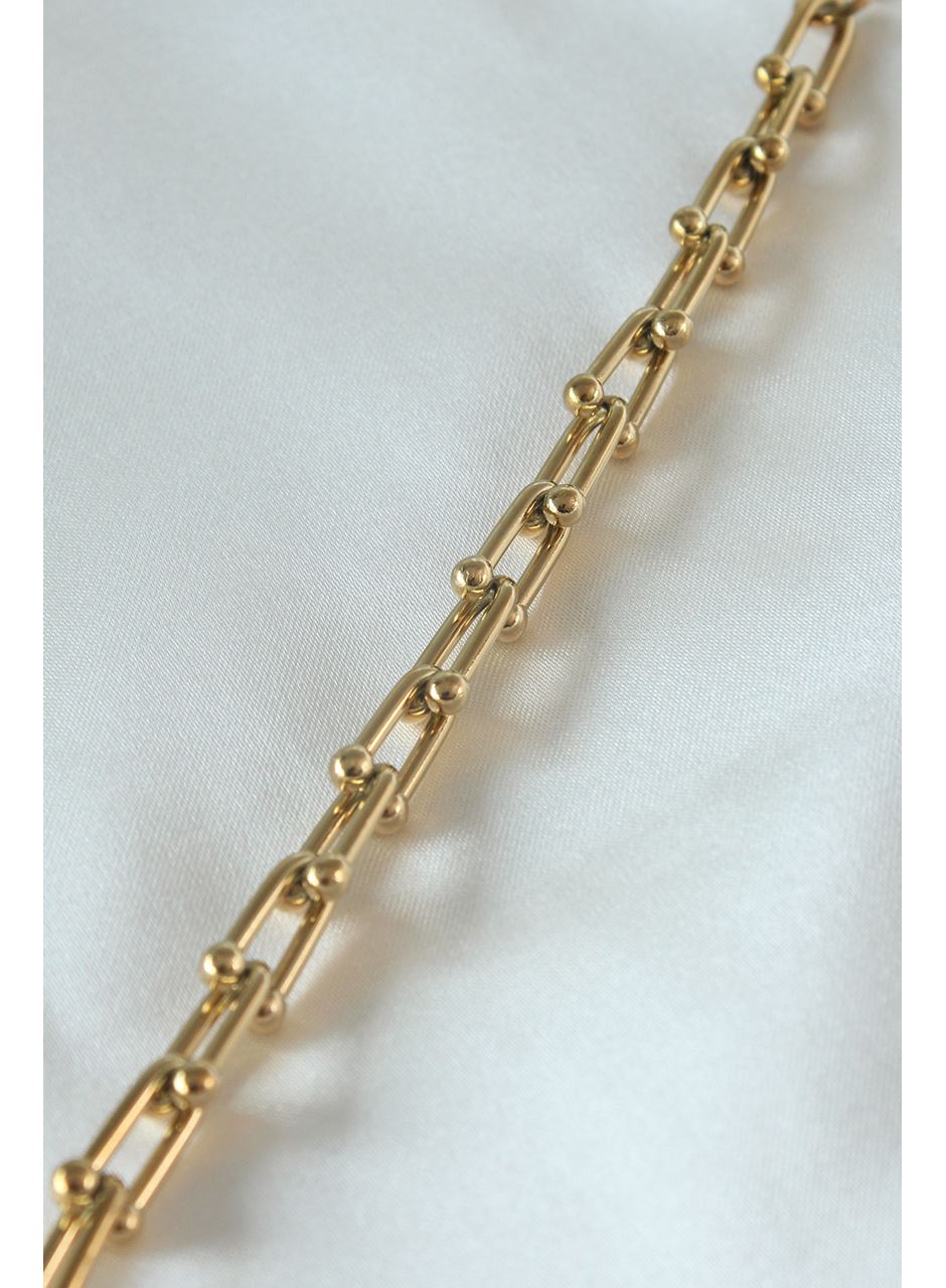 316L Çelik Gold Renk Tifany Model Kadın Bileklik