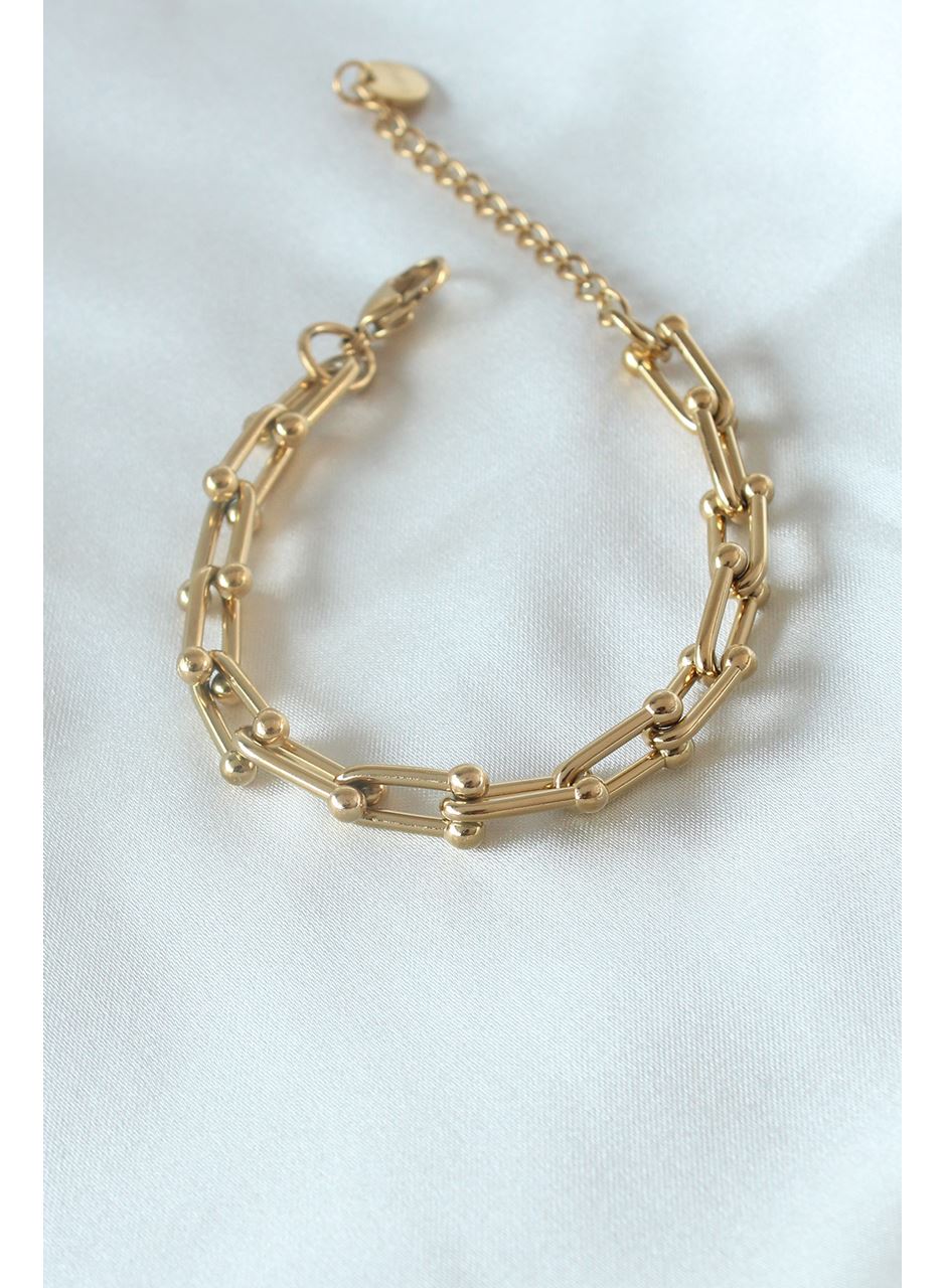 316L Çelik Gold Renk Tifany Model Kadın Bileklik