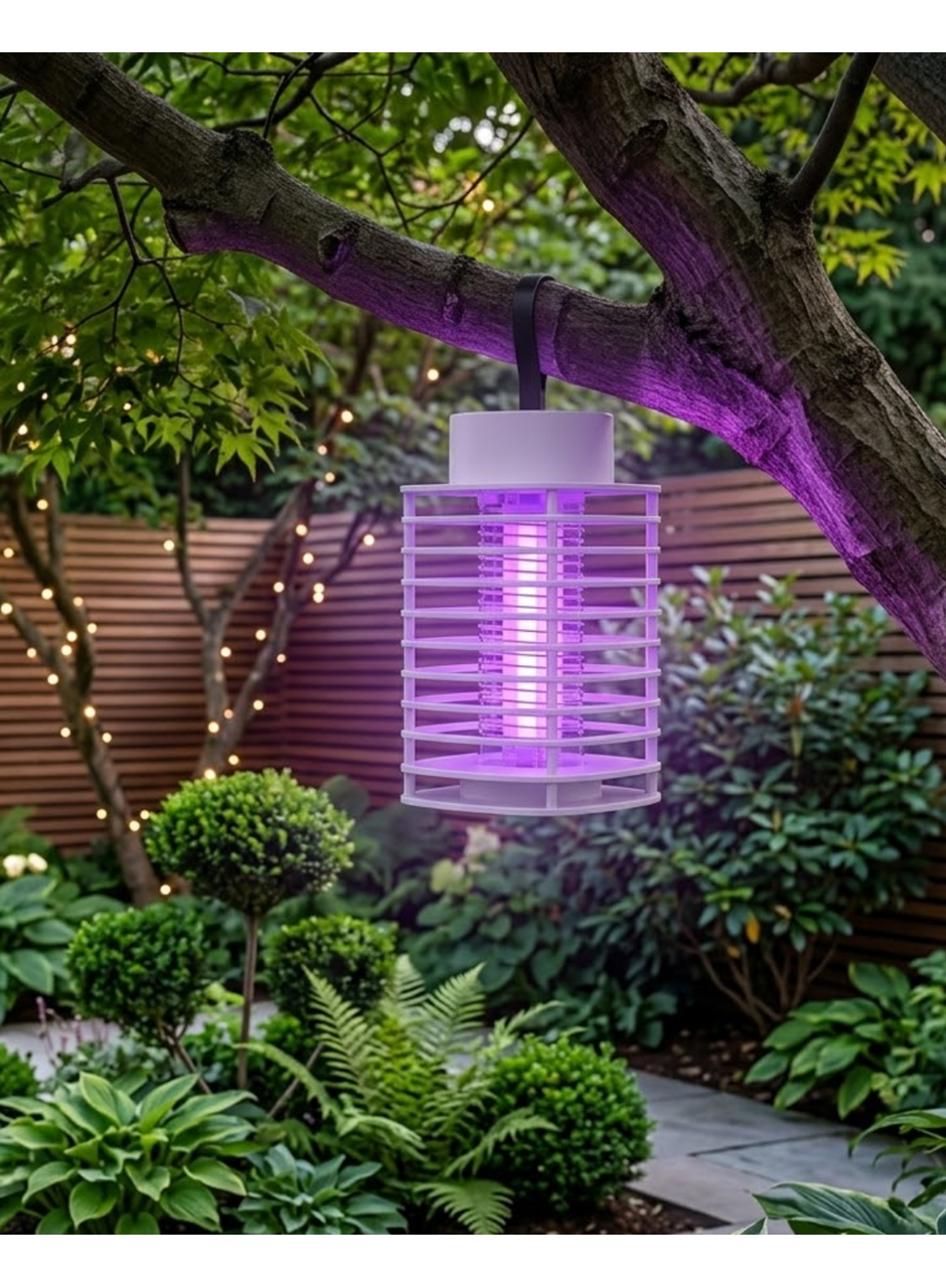 Şarjlı Sivrisinek Öldürücü Lamba UV Işık Sessiz Çalışma Taşınabilir ve Güvenli Kullanım