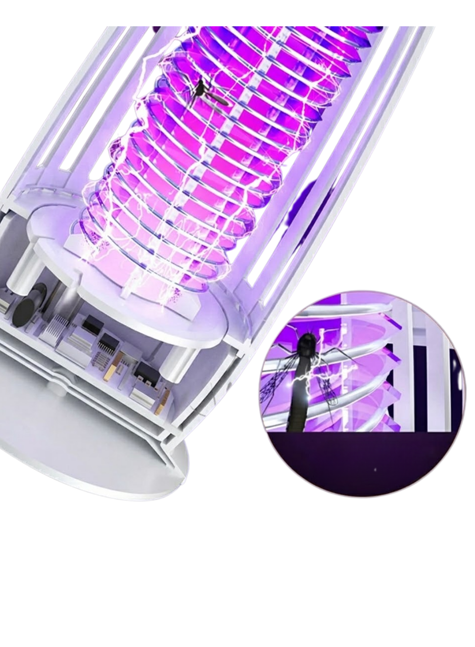 Elektrikli Sivrisinek Öldürücü Lamba UV Işıklı Sessiz Çalışma Geniş Etki Alanı