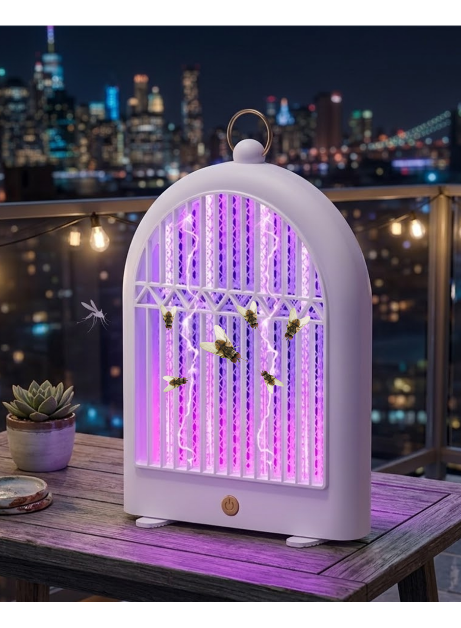 10W Güçlü UV Sivrisinek Öldürücü Lamba Askılı ve Masaüstü Kullanım