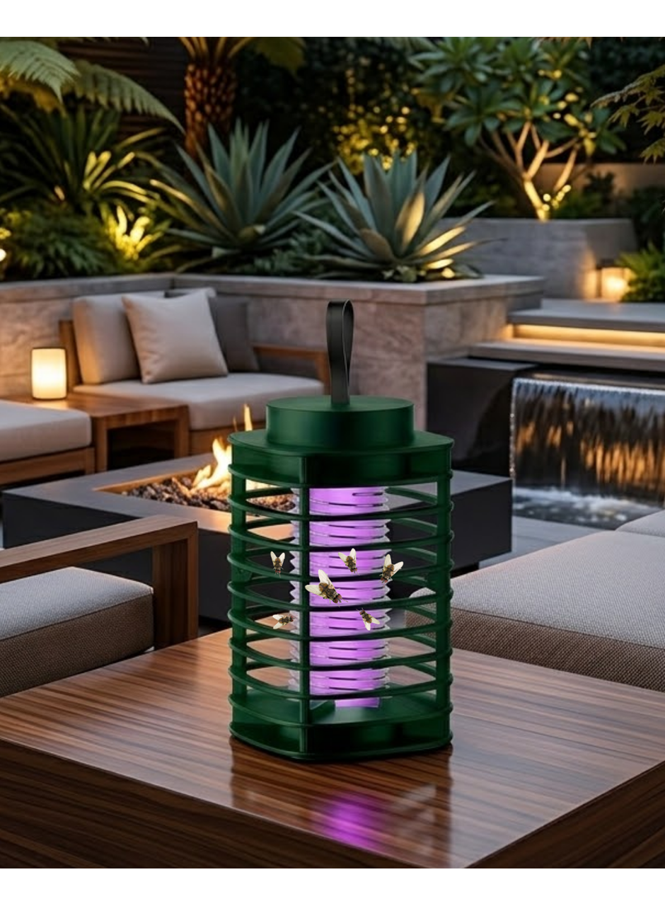 UV Işıklı Sinek Öldürücü Lamba Asılabilir ve Taşınabilir Pratik Kullanım