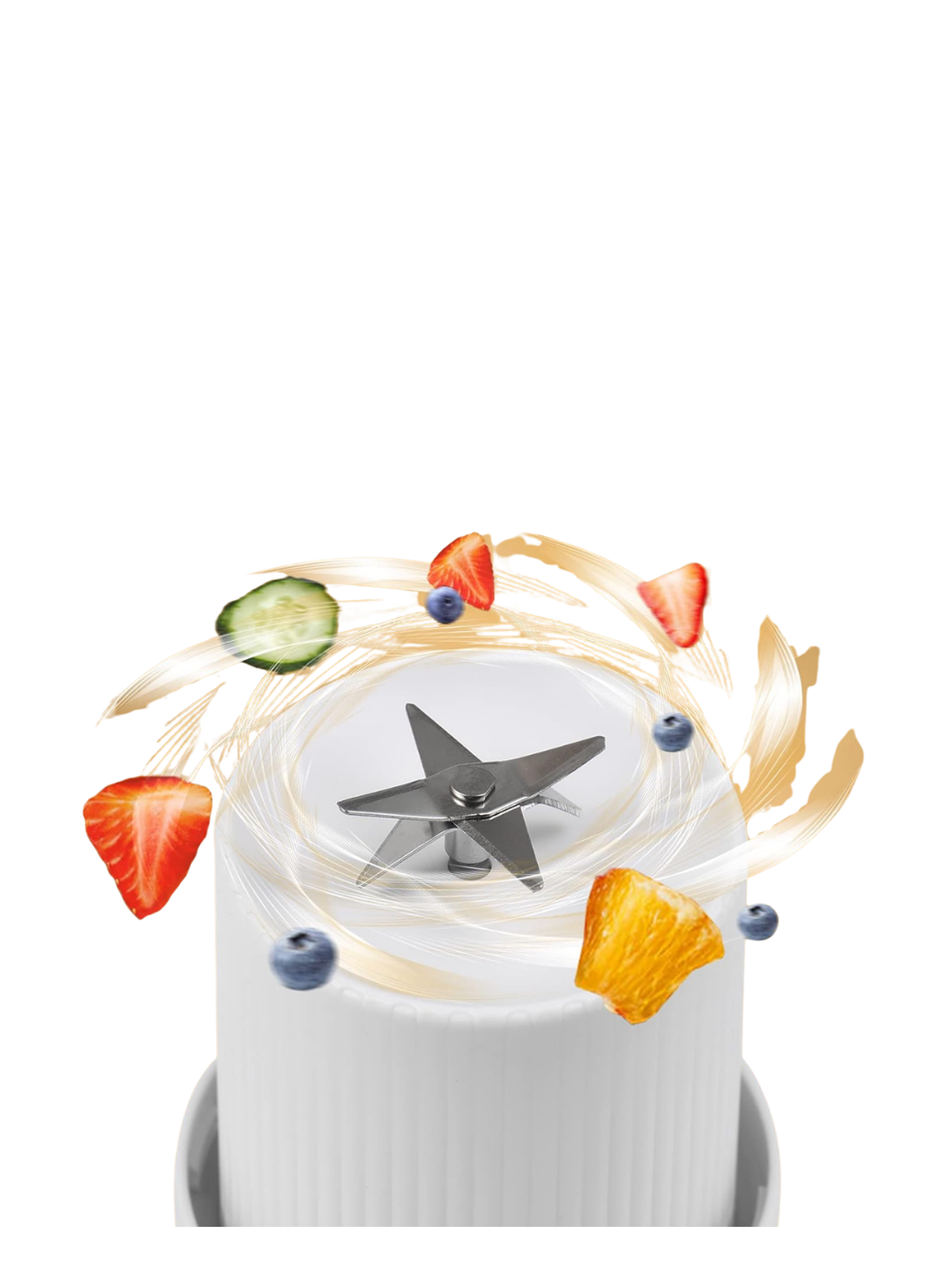 Mini Smoothie Blender USB Şarjlı 380 ml Taşınabilir ve Hafif Tasarım